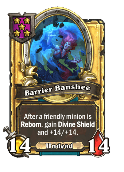 Barrier Banshee Hearthstone kártya