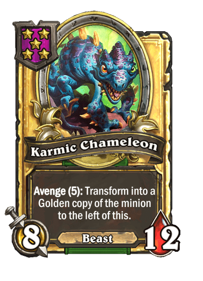 Karmic Chameleon Hearthstone kártya