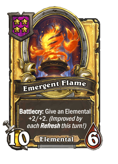 Emergent Flame Hearthstone kártya