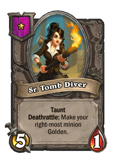 Sr. Tomb Diver Hearthstone kártya