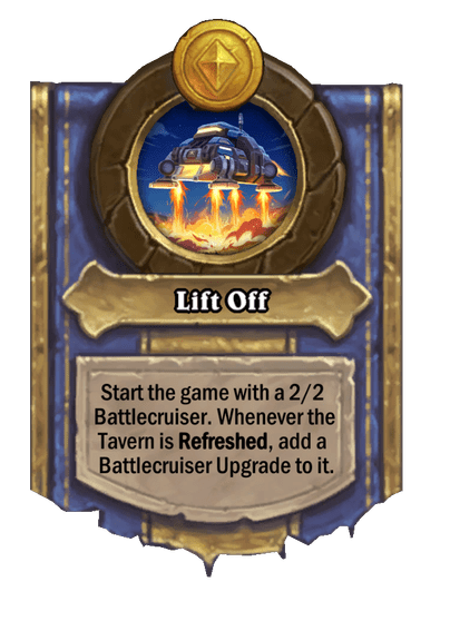 Lift Off Hearthstone kártya