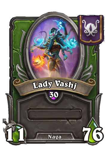 Lady Vashj Hearthstone kártya