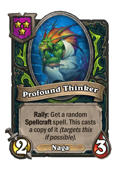 Profound Thinker Hearthstone kártya