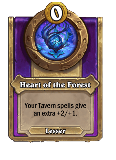 Heart of the Forest Hearthstone kártya