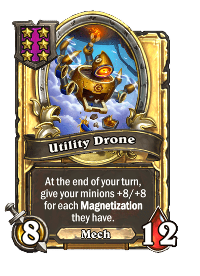 Utility Drone Hearthstone kártya