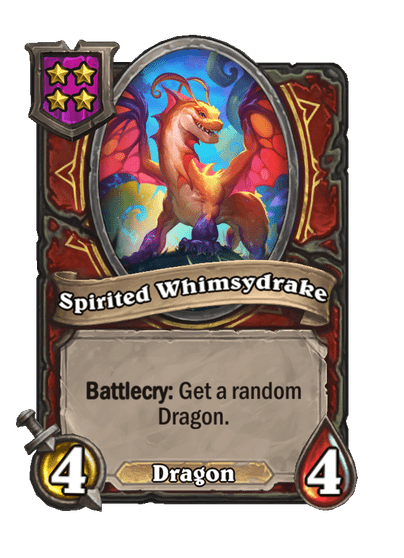 Spirited Whimsydrake Hearthstone kártya