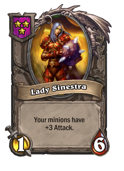 Sinestra Hearthstone kártya
