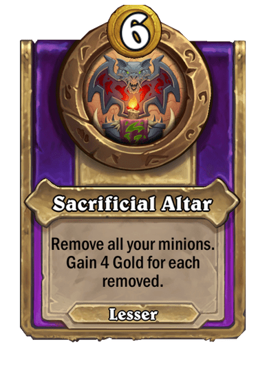 Sacrificial Altar