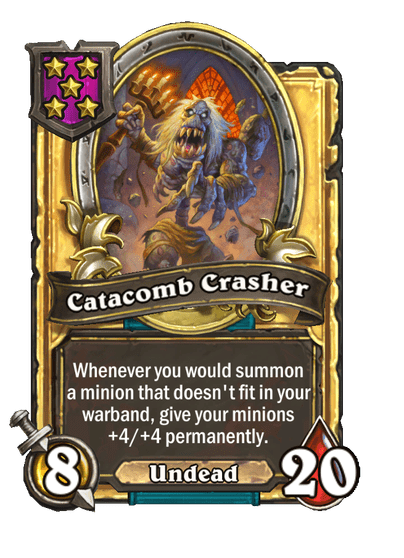 Catacomb Crasher Hearthstone kártya