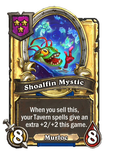 Shoalfin Mystic Hearthstone kártya