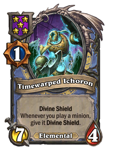 Timewarped Ichoron Hearthstone kártya