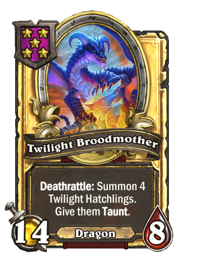 Twilight Broodmother Hearthstone kártya