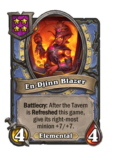 En-Djinn Blazer Hearthstone kártya