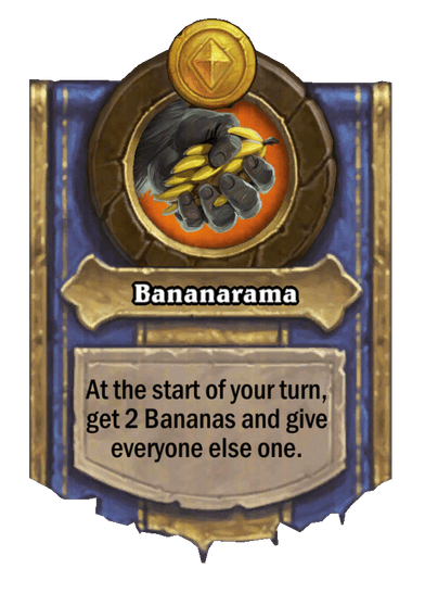 Bananarama Hearthstone kártya