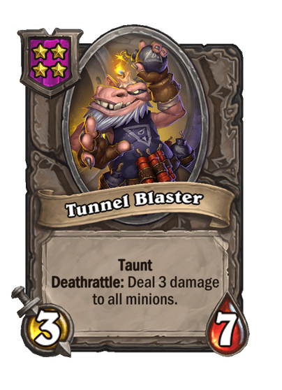 Tunnel Blaster Hearthstone kártya