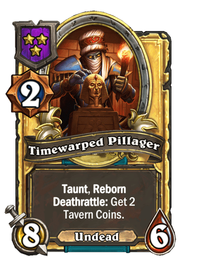 Timewarped Pillager Hearthstone kártya