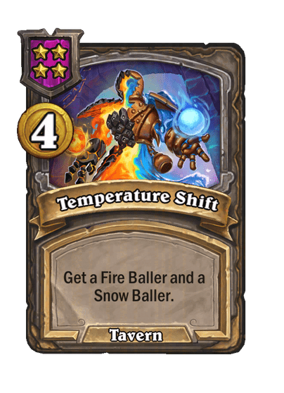 Temperature Shift Hearthstone kártya