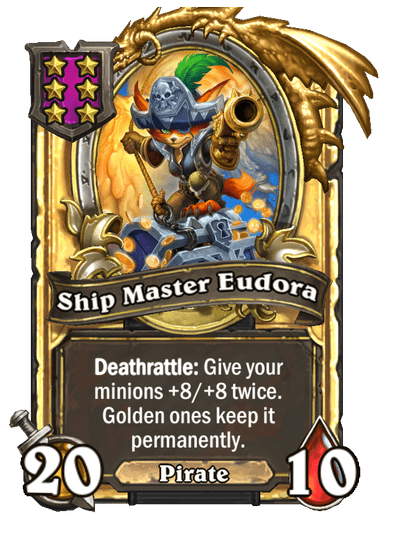Ship Master Eudora Hearthstone kártya