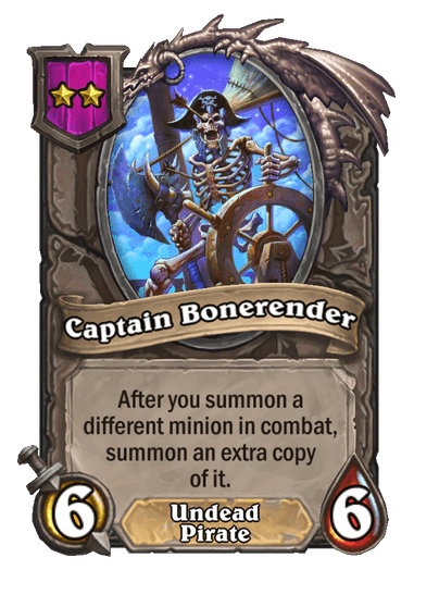 Captain Bonerender Hearthstone kártya