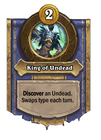 King of Undead Hearthstone kártya