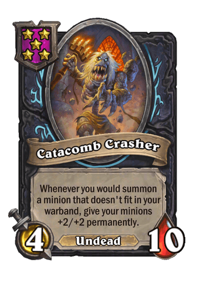 Catacomb Crasher Hearthstone kártya