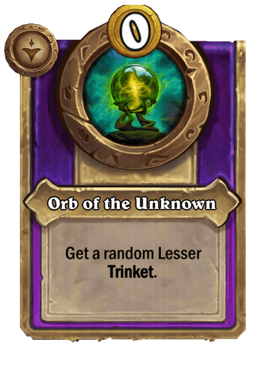 Orb of the Unknown
