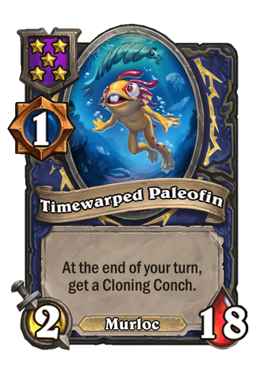 Timewarped Paleofin Hearthstone kártya