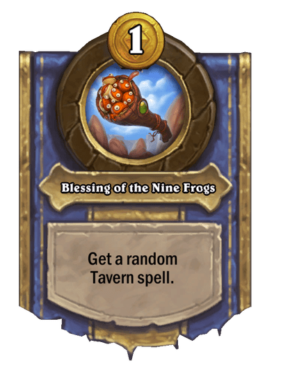 Blessing of the Nine Frogs Hearthstone kártya