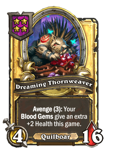 Dreaming Thornweaver Hearthstone kártya
