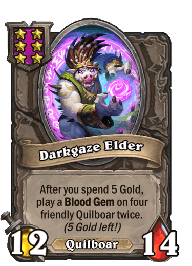 Darkgaze Elder Hearthstone kártya