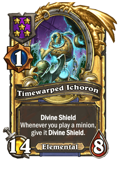 Timewarped Ichoron Hearthstone kártya