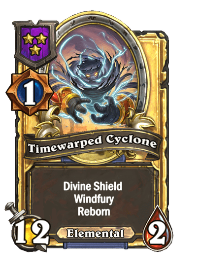 Timewarped Cyclone Hearthstone kártya