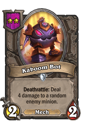 Kaboom Bot Hearthstone kártya