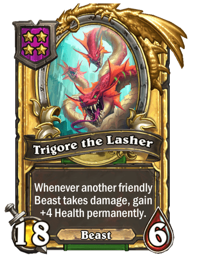 Trigore the Lasher Hearthstone kártya