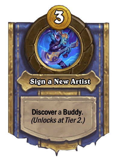 Sign a New Artist Hearthstone kártya