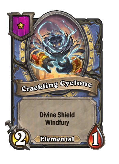 Crackling Cyclone Hearthstone kártya