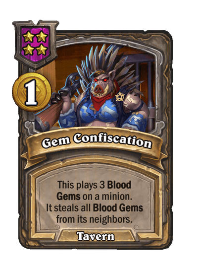 Gem Confiscation