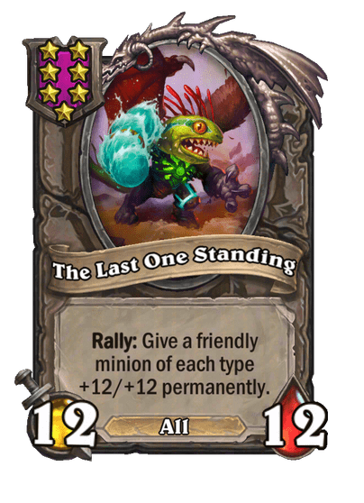 The Last One Standing Hearthstone kártya