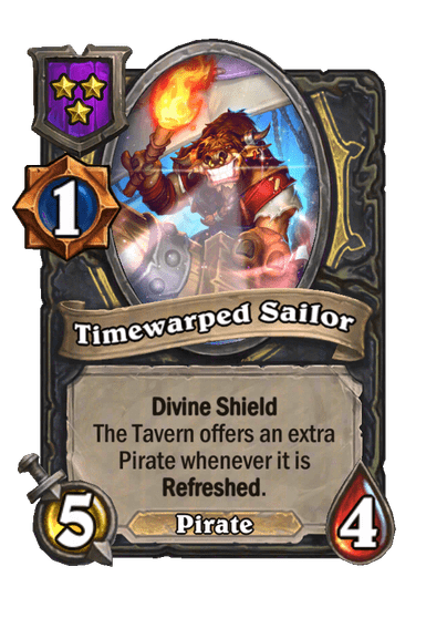 Timewarped Sailor Hearthstone kártya
