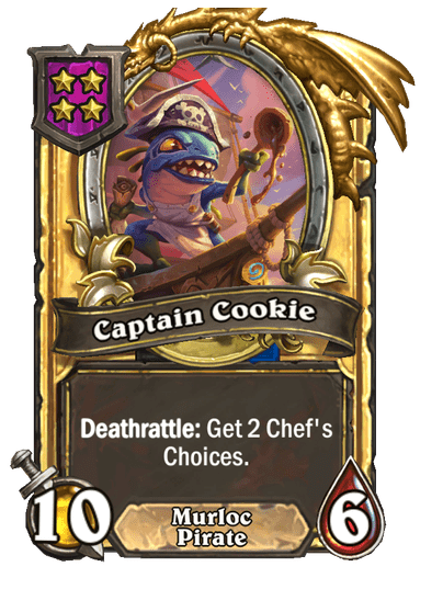 Captain Cookie Hearthstone kártya