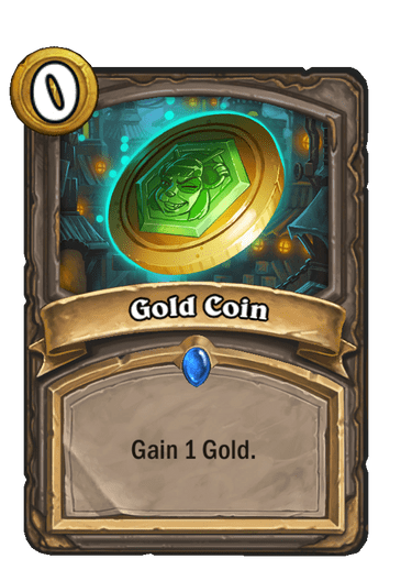 Gold Coin Hearthstone kártya