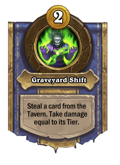 Graveyard Shift Hearthstone kártya