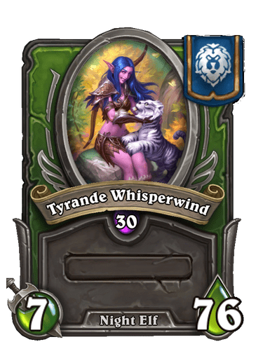 Tyrande Whisperwind Hearthstone kártya