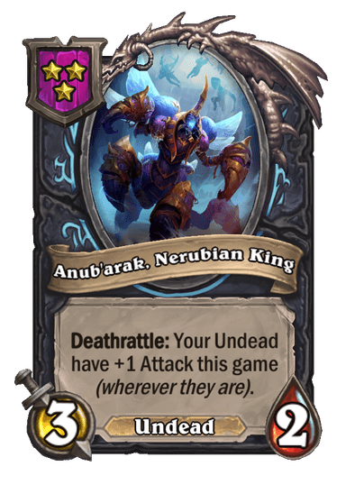 Anub'arak, Nerubian King Hearthstone kártya
