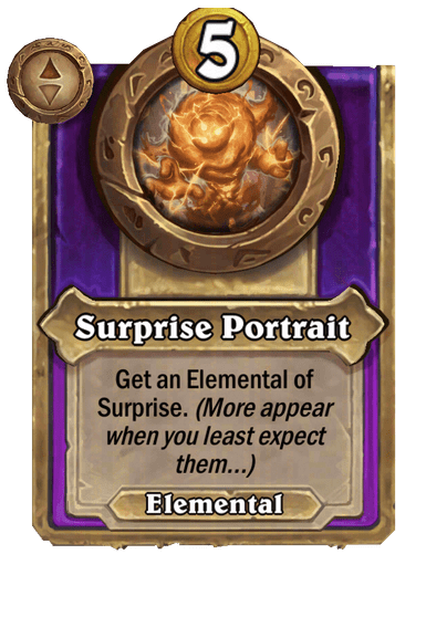 Surprise Portrait Hearthstone kártya
