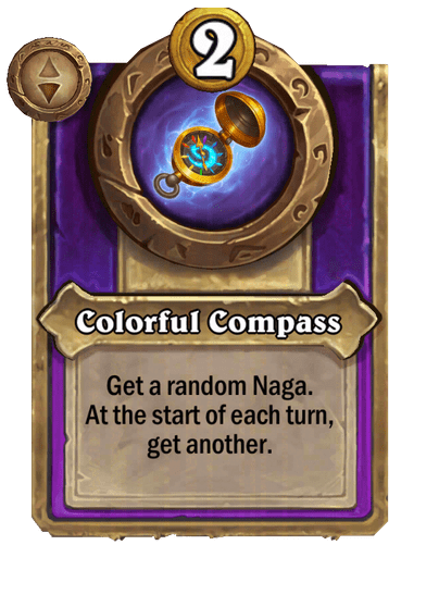 Colorful Compass Hearthstone kártya