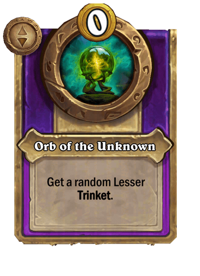 Orb of the Unknown