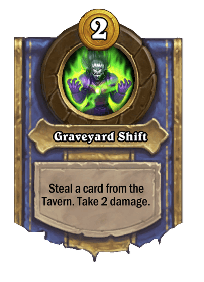Graveyard Shift Hearthstone kártya