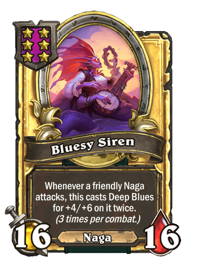 Bluesy Siren Hearthstone kártya