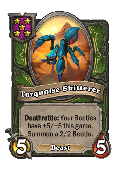 Turquoise Skitterer Hearthstone kártya